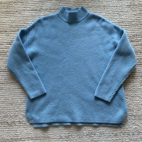 Suboo Sweaters - Suboo Isla Oversized Sweater Baby Blue Size Medium